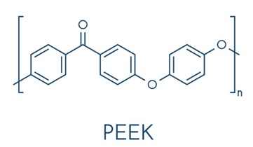 PEEK polyetherketone super strong plastic